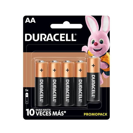 Pila Duracell AA 5 piezas - MI MEXICANA