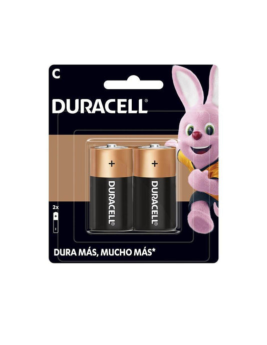 Pila C Duracell 2 piezas - MI MEXICANA