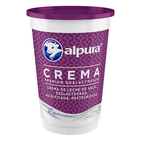 Crema Alpura Deslactosada 200ml