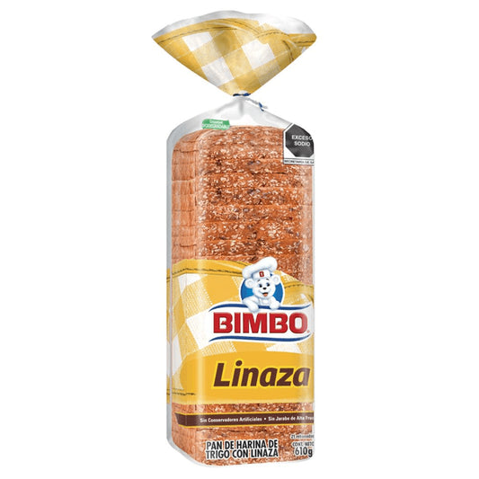 Pan Bimbo Multigrano con Linaza 610g
