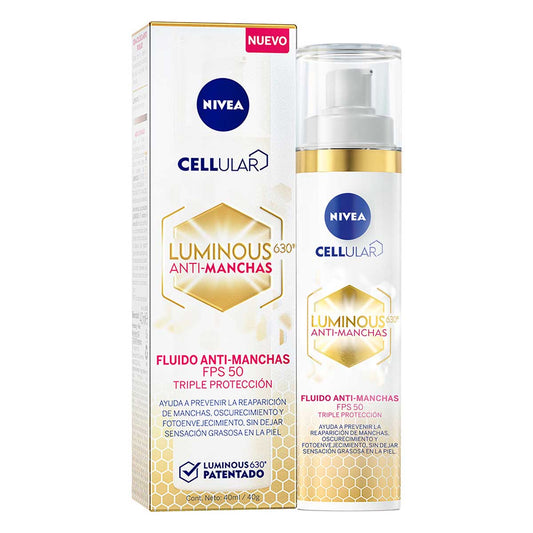 Crema Facial Nivea Luminous 630¡ Antimanchas FPS 50 40ml