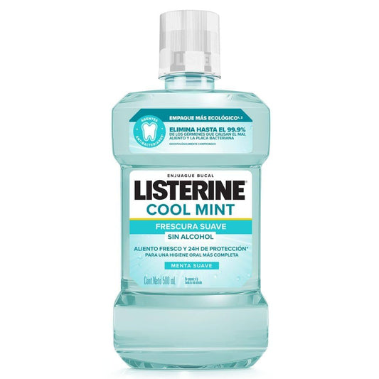Enjuague Bucal Listerine Cool Mint Zero Alcohol 500ml