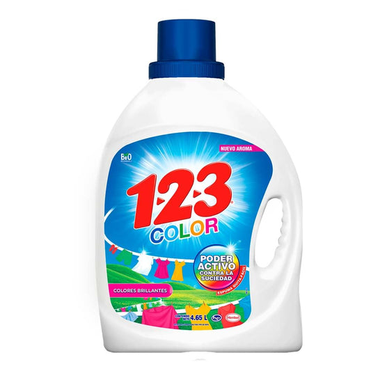 Detergente Liquido 123 Color 4.65L