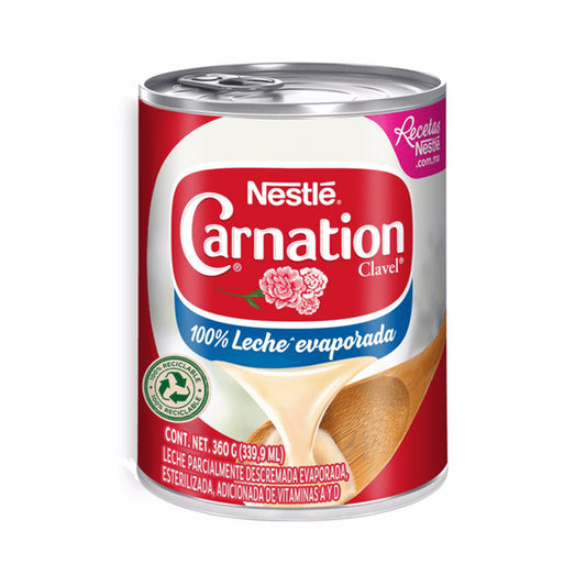 Leche Evaporada Carnation Clavel 360 g