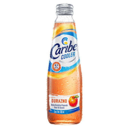 Bebida Preparada Caribe Cooler sabor Durazno 300ml