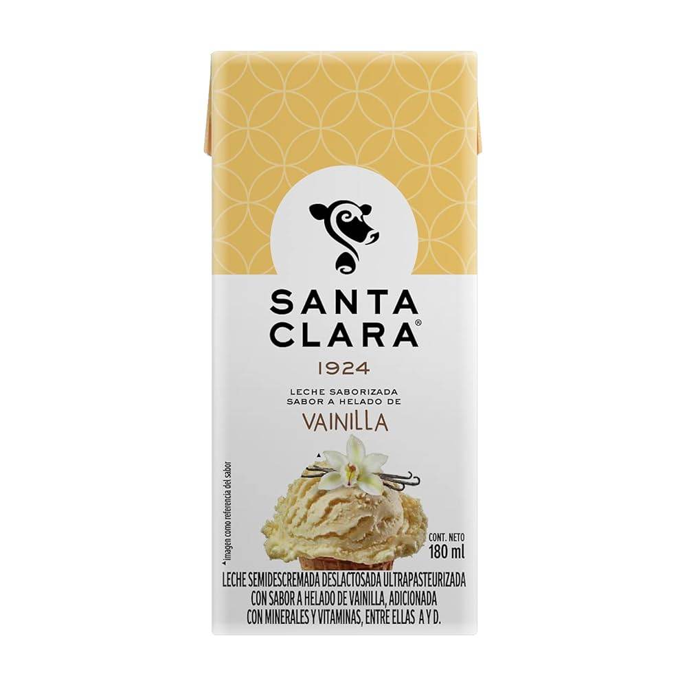 Lechita Santa Clara Sabor Helado de Vainilla 180ml - MI MEXICANA