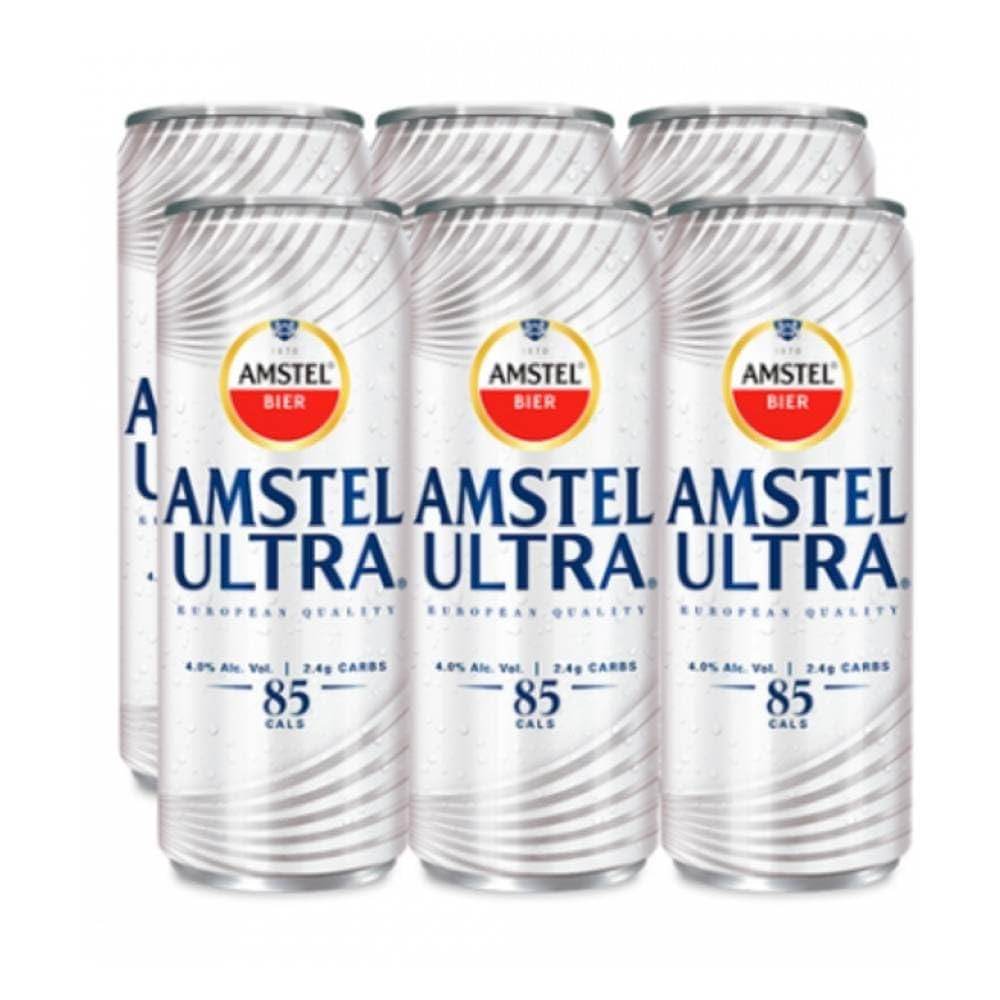 Cerveza Amstel Ultra Lata 6x355ml - MI MEXICANA