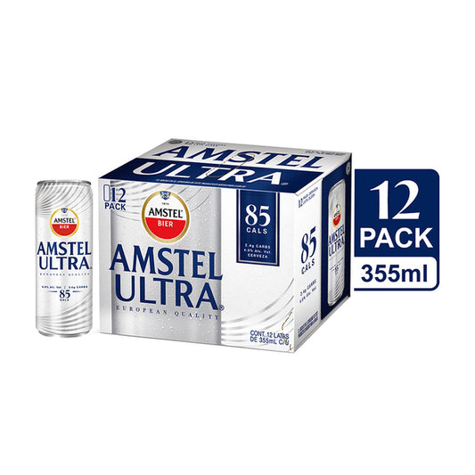 Combo Cervezas Amstel Ultra Lata 12x355ml