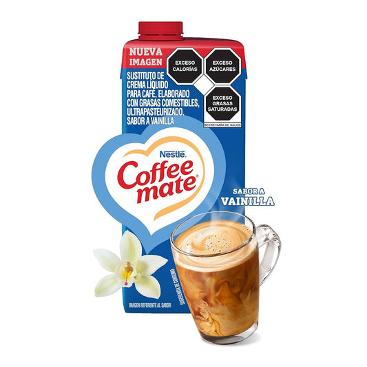 Sustituto de crema líquida Coffee Mate Sabor Vainilla 680ml