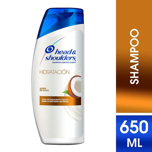Shampoo Head & Shoulders Hidratacion Aceite de Coco 650ml