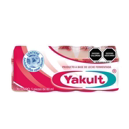 Bebida Láctea Fermentada Yakult 5x80ml