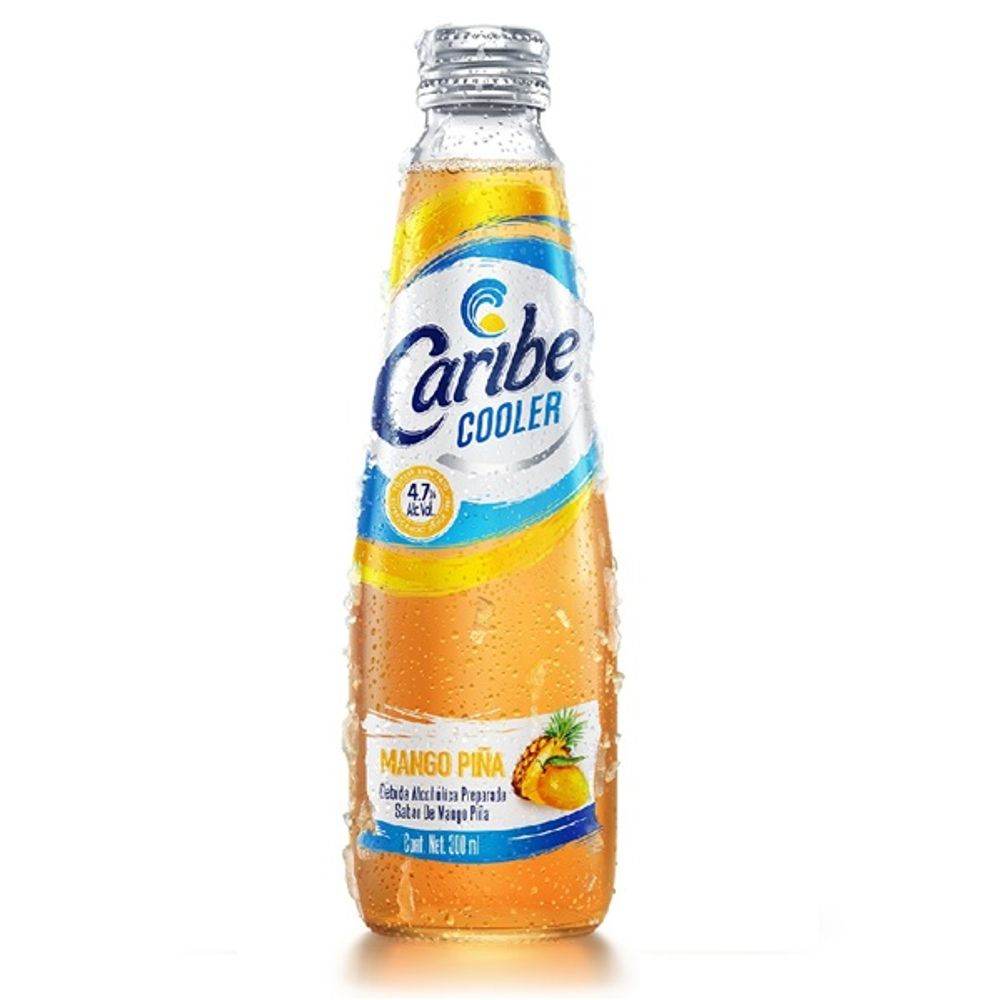 Bebida Preparada Caribe Cooler sabor Mango-Piña 300ml - MI MEXICANA