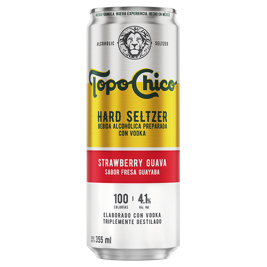 Hard Seltzer Topo Chico Fresa Guayaba 355ml