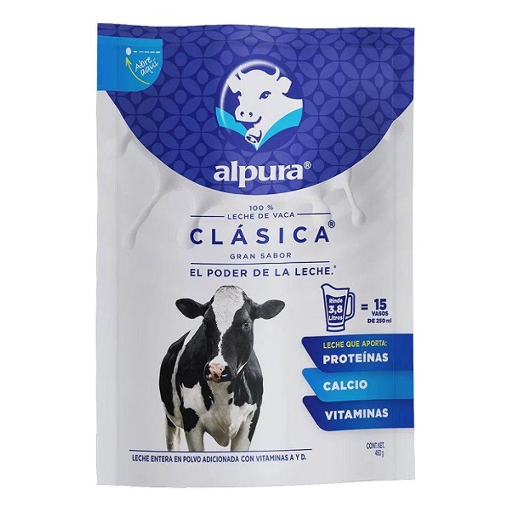 Leche en polvo Leche Alpura Clásica 460g - MI MEXICANA