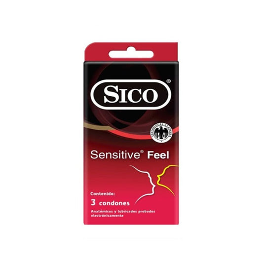 Preservativo Sico Sensitive Feel 3 pzs