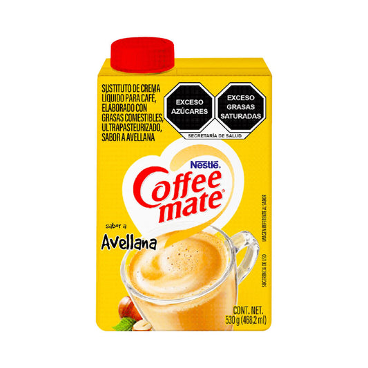 Sustituto de crema para Café Coffee Mate Sabor Avellana 530g