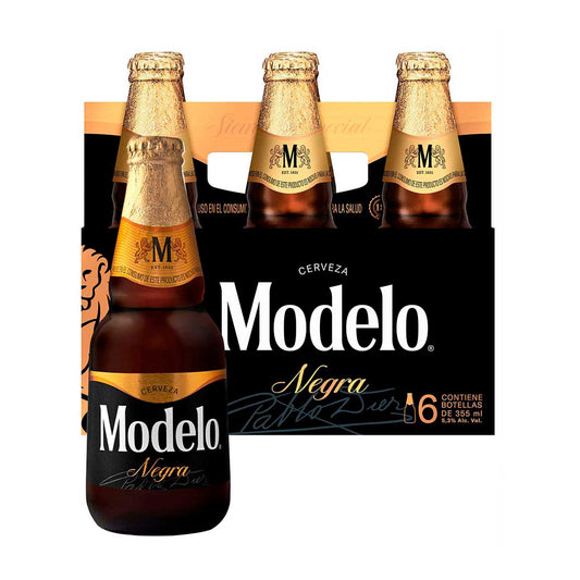 Cerveza Negra Modelo Botella 6x355ml