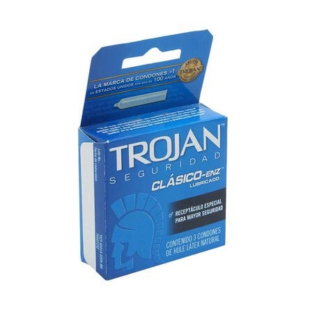 Condones Trojan Pro-Tech Seguridad 3 pzs