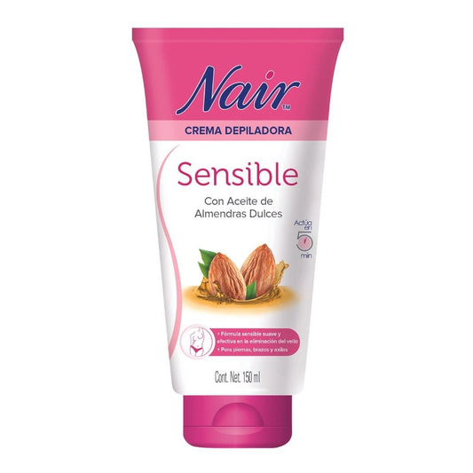 Crema Depilatoria Corporal Nair Piel Sensible 150ml