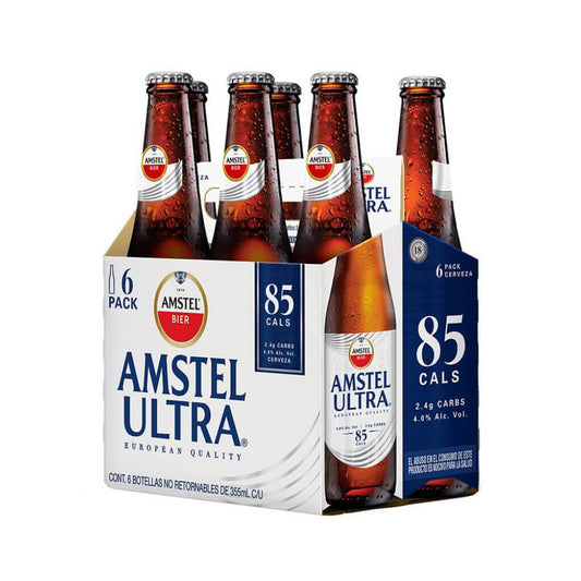 Cerveza Amstel Ultra Botella 6x355ml