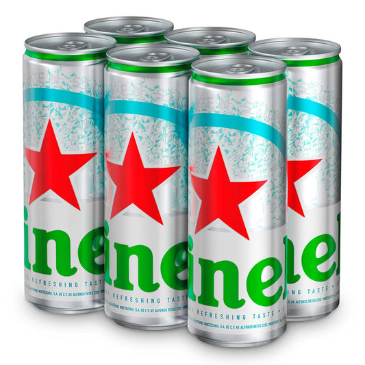 Cerveza Heineken Clara Silver Lata 6x355ml