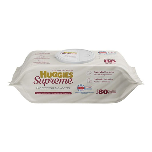 Toallitas Humedas Huggies Supreme 80 pzas