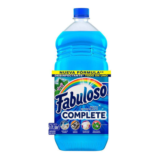 Limpiador Liquido Multiusos Fabuloso Menta Refrescante 1.7L