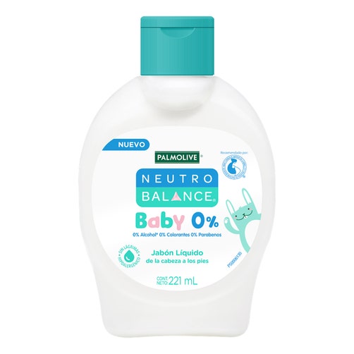 Jabón Liquido Corporal Neutro Balance Baby 0% Alcohol 221ml