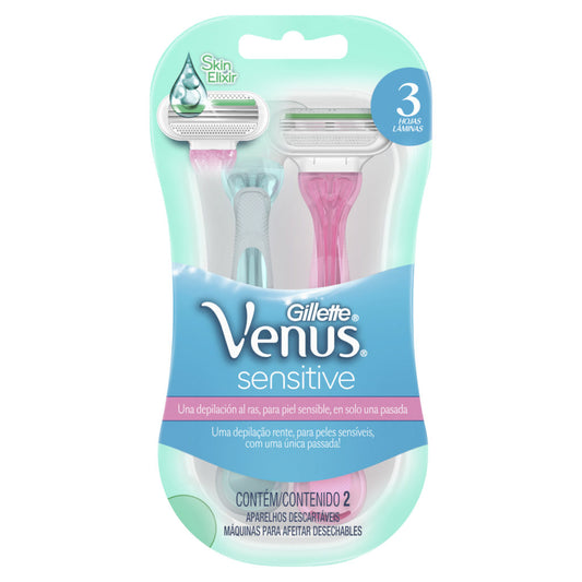 Rastrillo Gillette Venus Sensitive 2 pzs