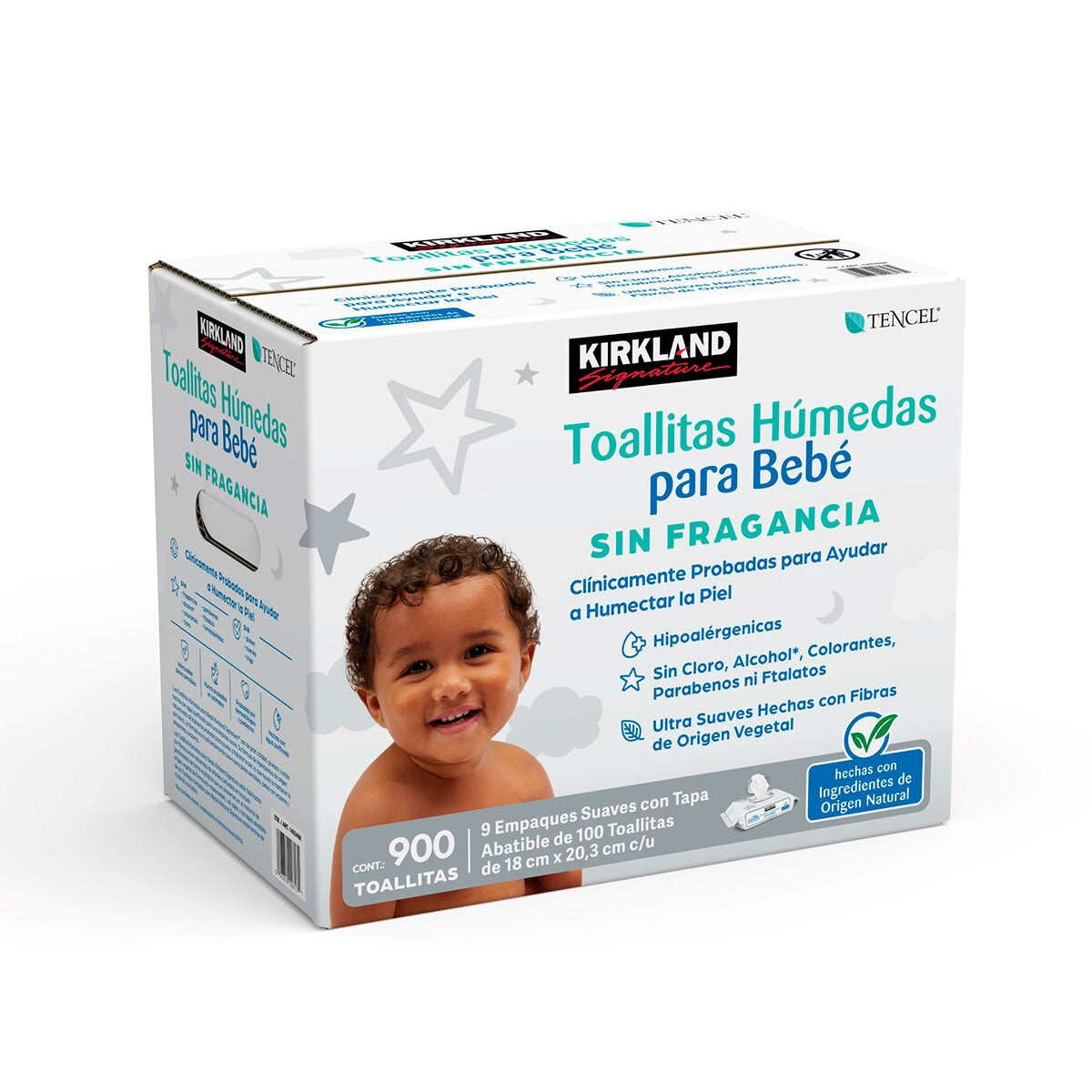 Toallitas Humedas Kirkland Signature para Bebe 900pzs
