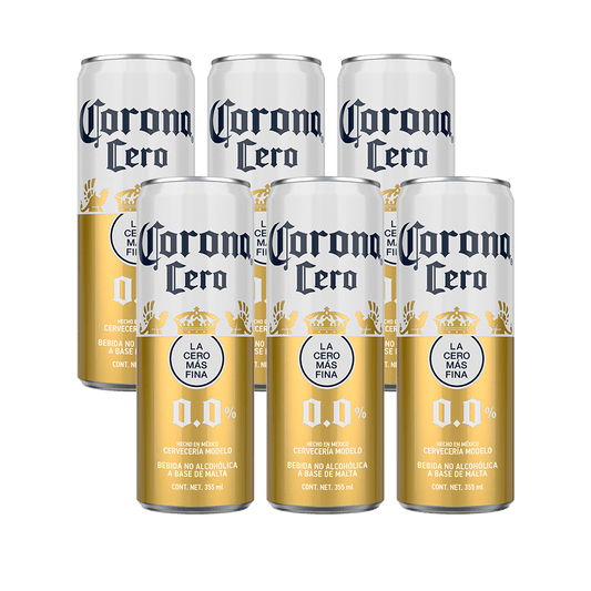 Cerveza Corona Cero Lata 6x355ml