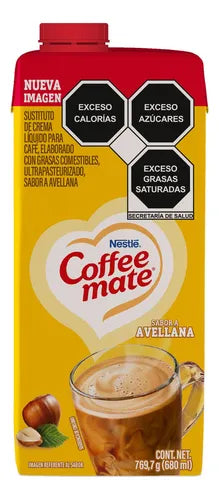 Sustituto de crema líquido Coffee Mate Sabor Avellana 680ml