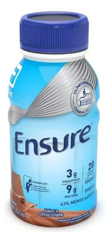 Suplemento Alimenticio Ensure sabor Chocolate 237ml