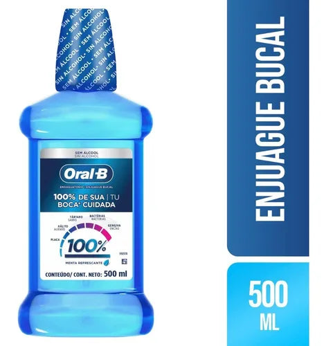 Enjuague Bucal Oral B 100% 500ml