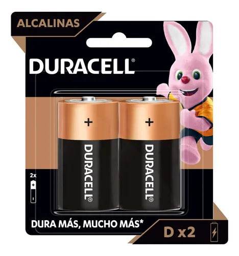 Pila D Duracell 2 piezas - MI MEXICANA