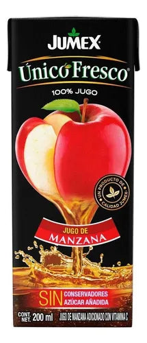 Jugo Jumex Unico Fresco de Manzana 200ml