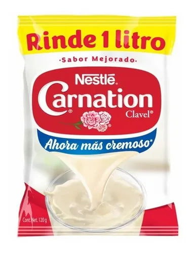 Leche en polvo Nestlé Carnation Clavel 120g