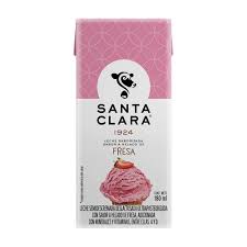 Lechita Santa Clara Sabor Helado de Fresa 180ml