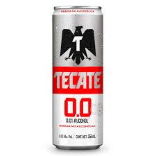 Cerveza Tecate 0.0% Alcohol 355ml